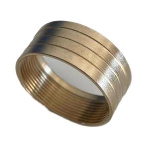 brass through hole round nut