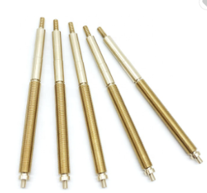 screw thread knurled shaft