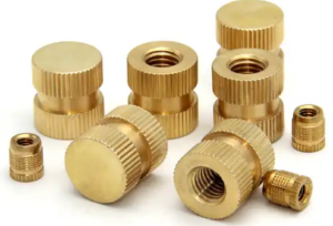 brass round threaded nuts